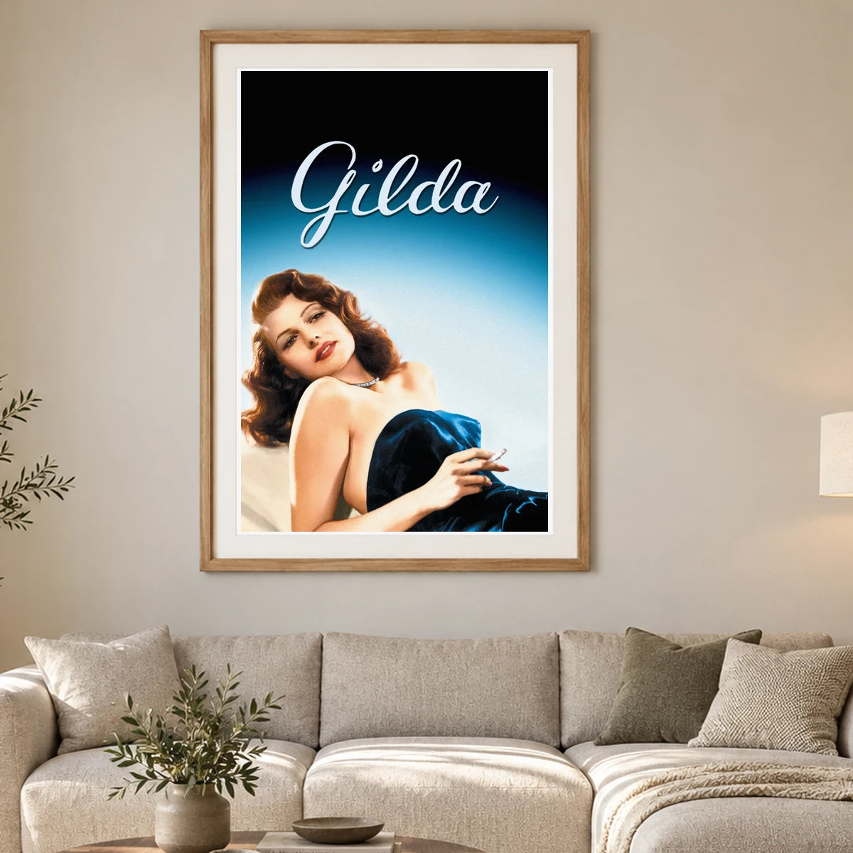 Gilda — Modern & Contemporary modern & contemporary art print by SaamCrafts