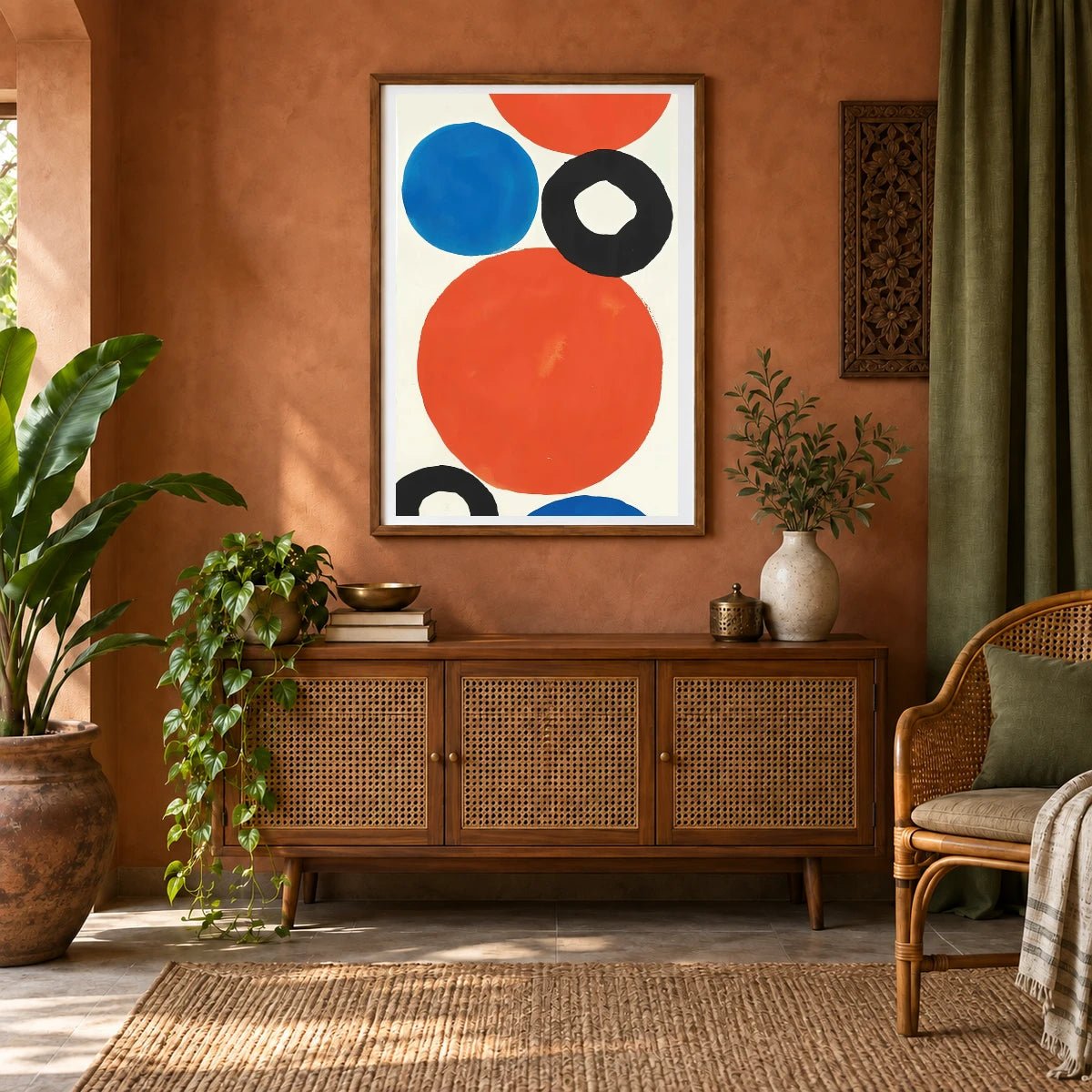 Spiral At Bottom (1971) — Modern & Contemporary shown in a styled interior