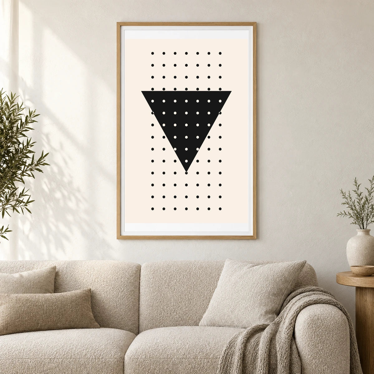 Boho Abstract Print LXIV — Boho Abstract Prints shown in a styled interior
