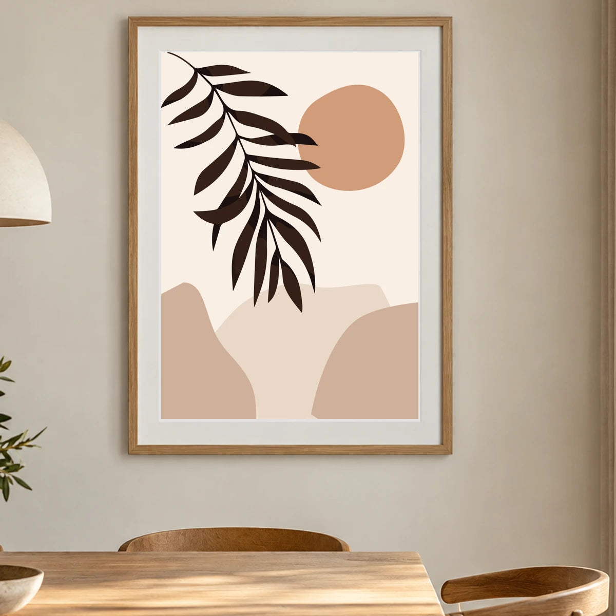 Boho Abstract Print LXXXIII — Boho Abstract Prints shown in a styled interior