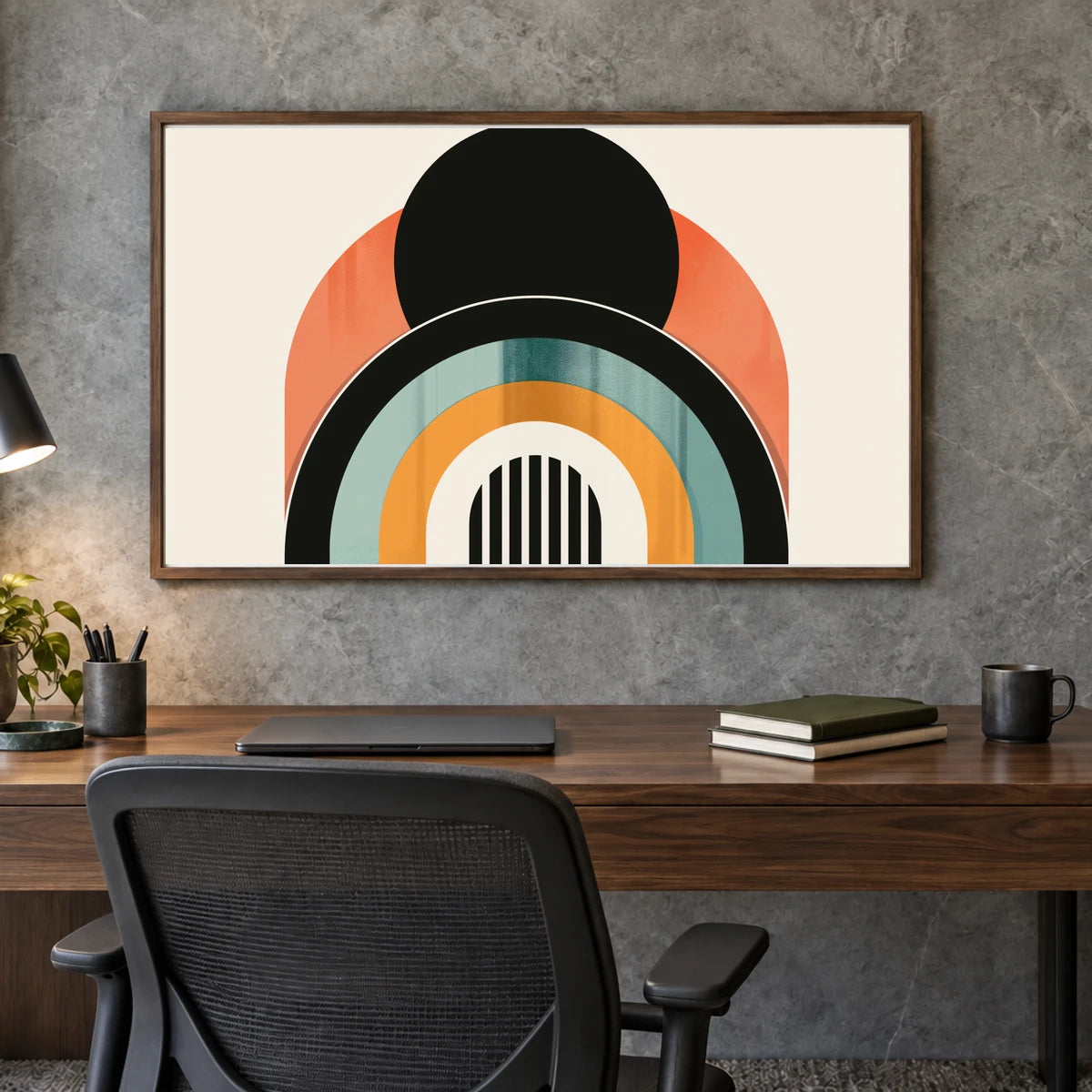 Boho Abstract Print CLIV — Boho Abstract Prints shown in a styled interior