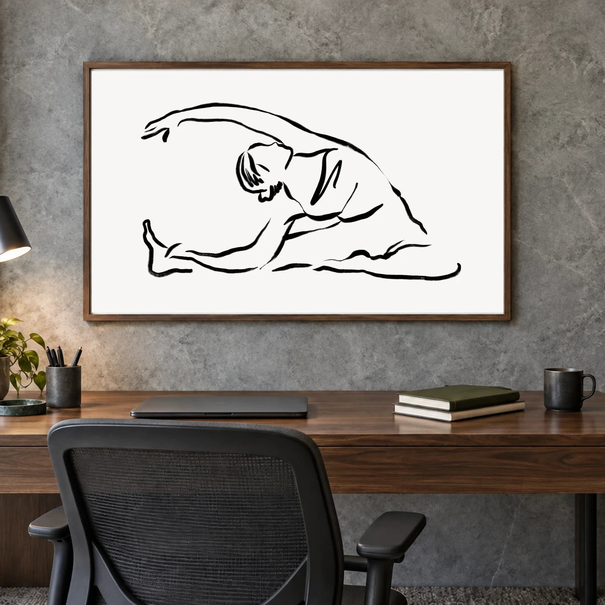 Boho Abstract Print CLXXIV — Boho Abstract Prints shown in a styled interior