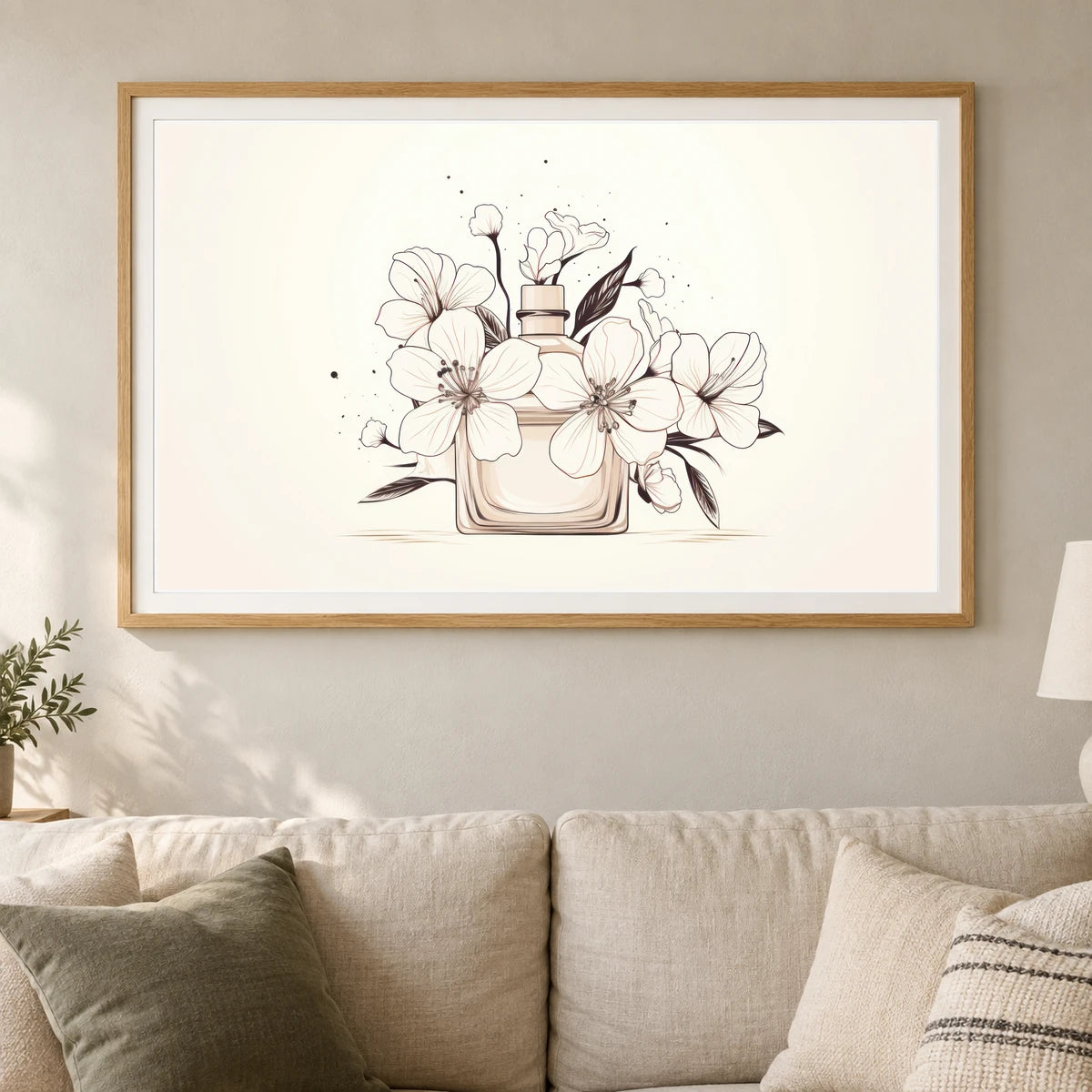 Boho Abstract Print CLXXXII — Boho Abstract Prints shown in a styled interior
