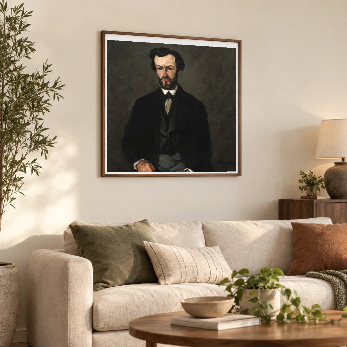 Antony Valabregue 1970.35.1 — Famous Paintings shown in a styled interior