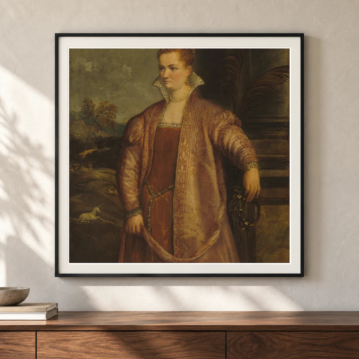 Irene Di Spilimbergo 1942.9.83 — Famous Paintings shown in a styled interior