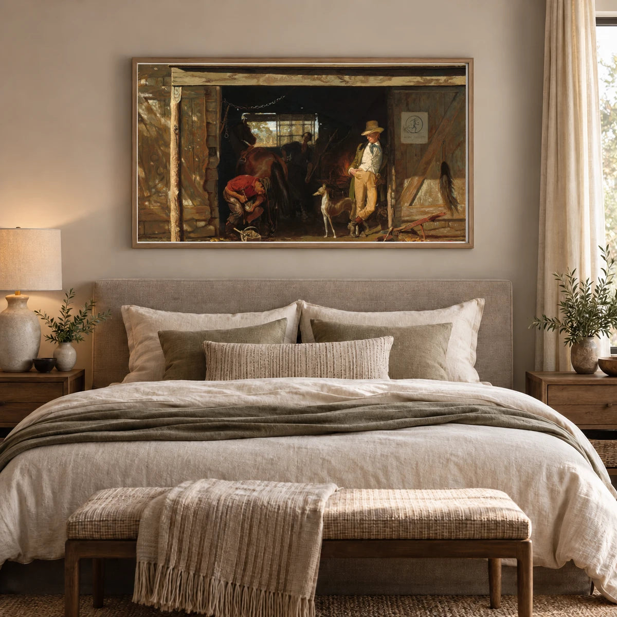 Leisure And Labor 2014.136.111 — Famous Paintings shown in a styled interior
