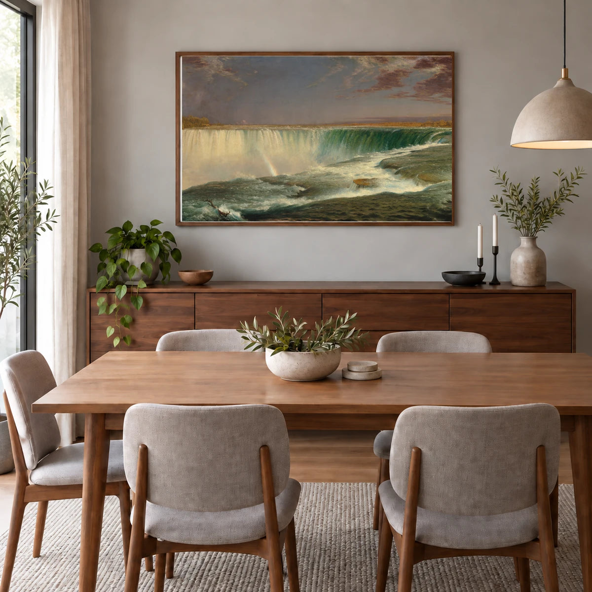 Niagara 2014.79.10 — Famous Paintings shown in a styled interior