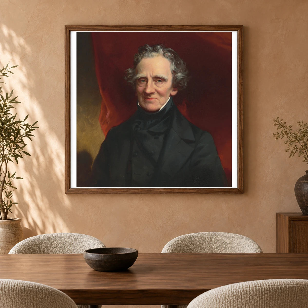 Self Portrait 2015.19.112 — Famous Paintings shown in a styled interior