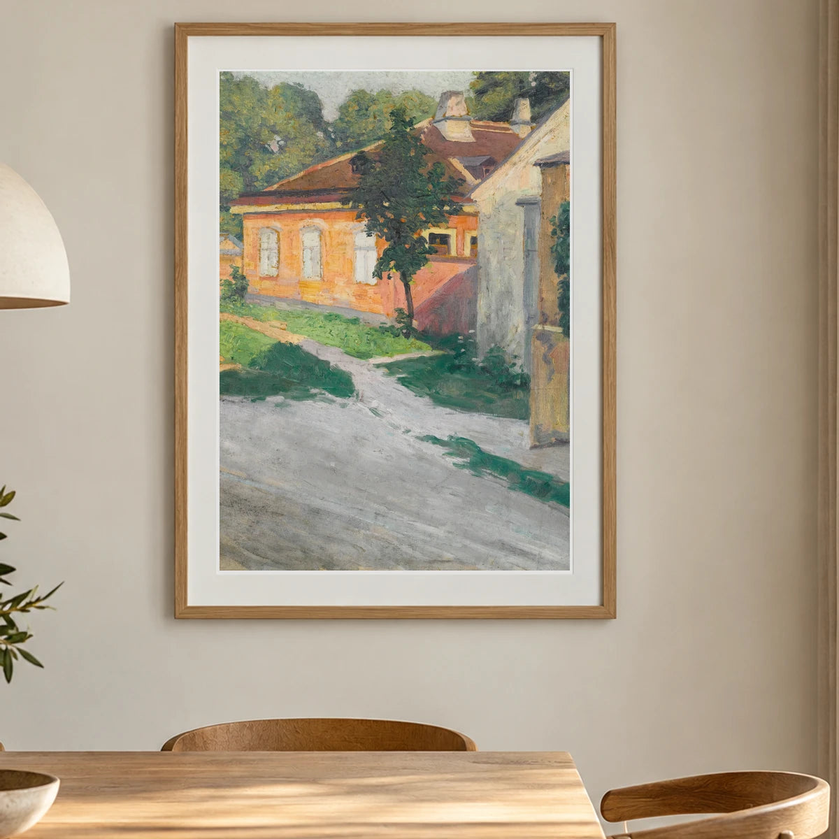 Haus In Hütteldorf (house In Hütteldorf) (1907) — Egon Schiele shown in a styled interior