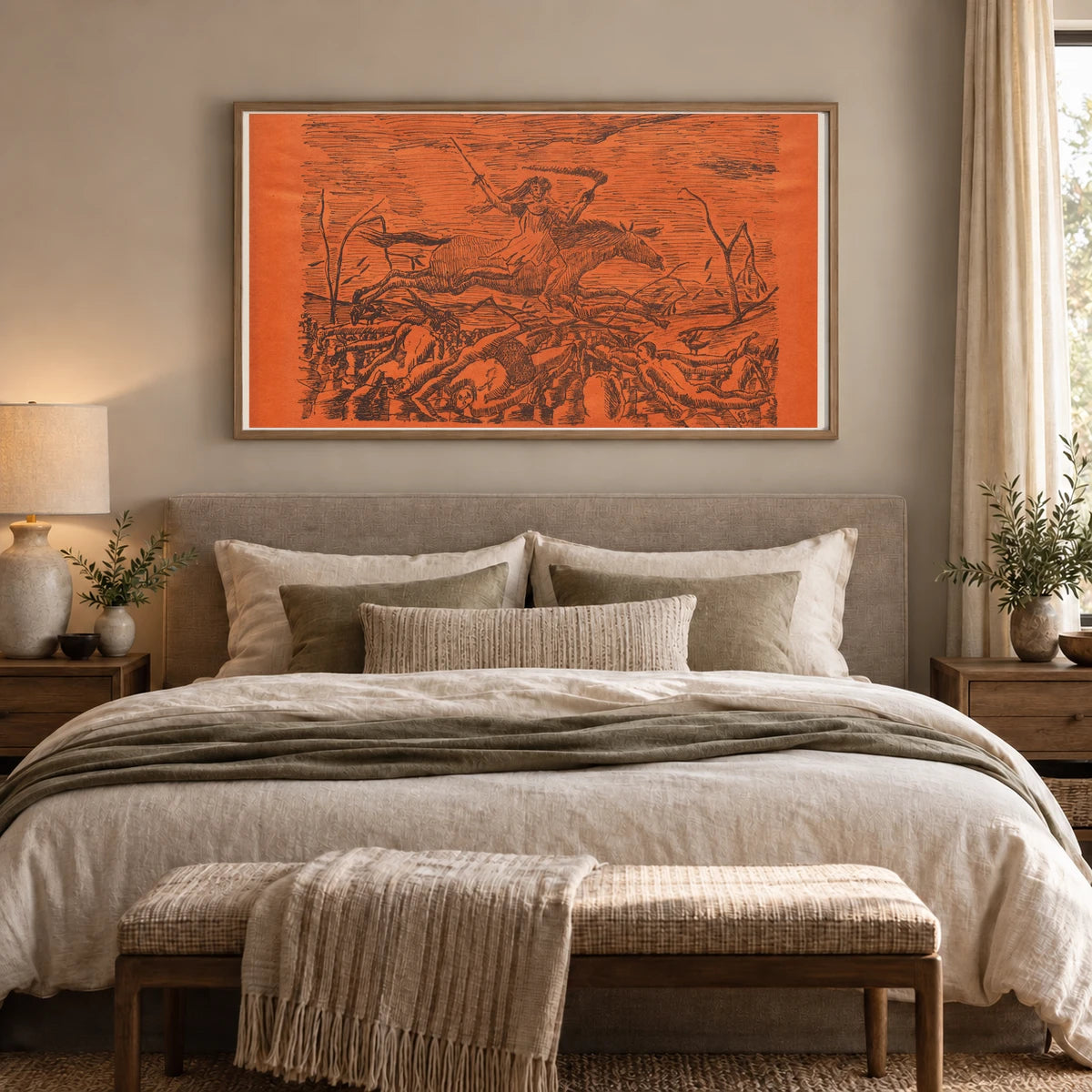 The War (1894 1895) — Modern & Contemporary shown in a styled interior