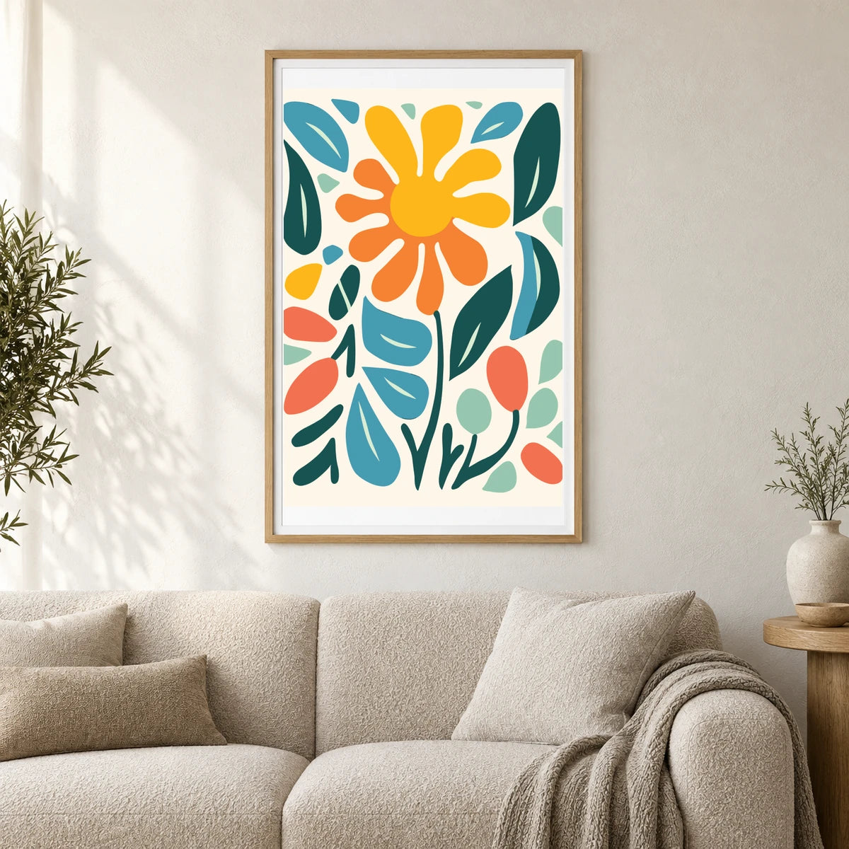 Flower Print XXX — Flower & Botanical Prints shown in a styled interior