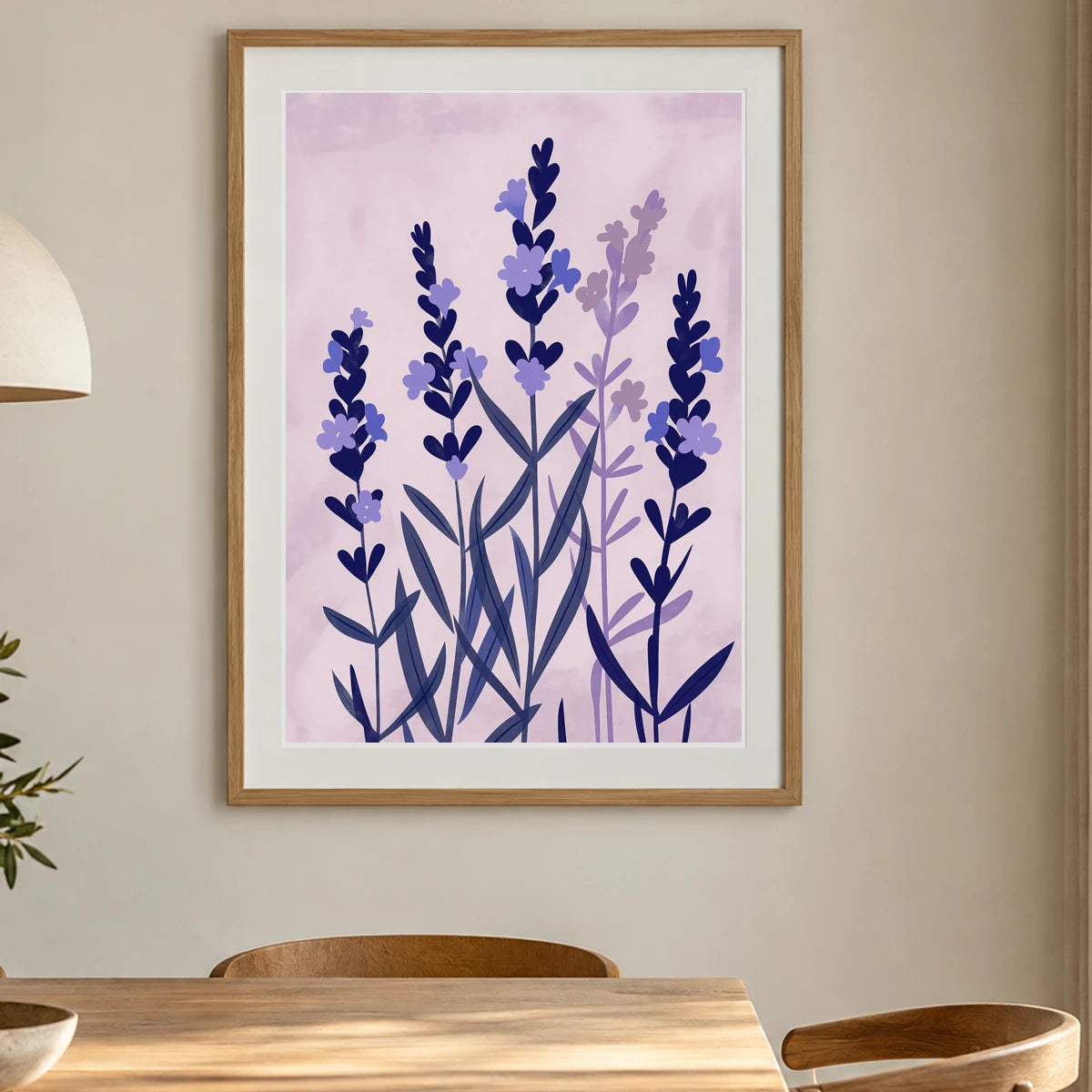 Flower Print CXLV — Flower & Botanical Prints shown in a styled interior