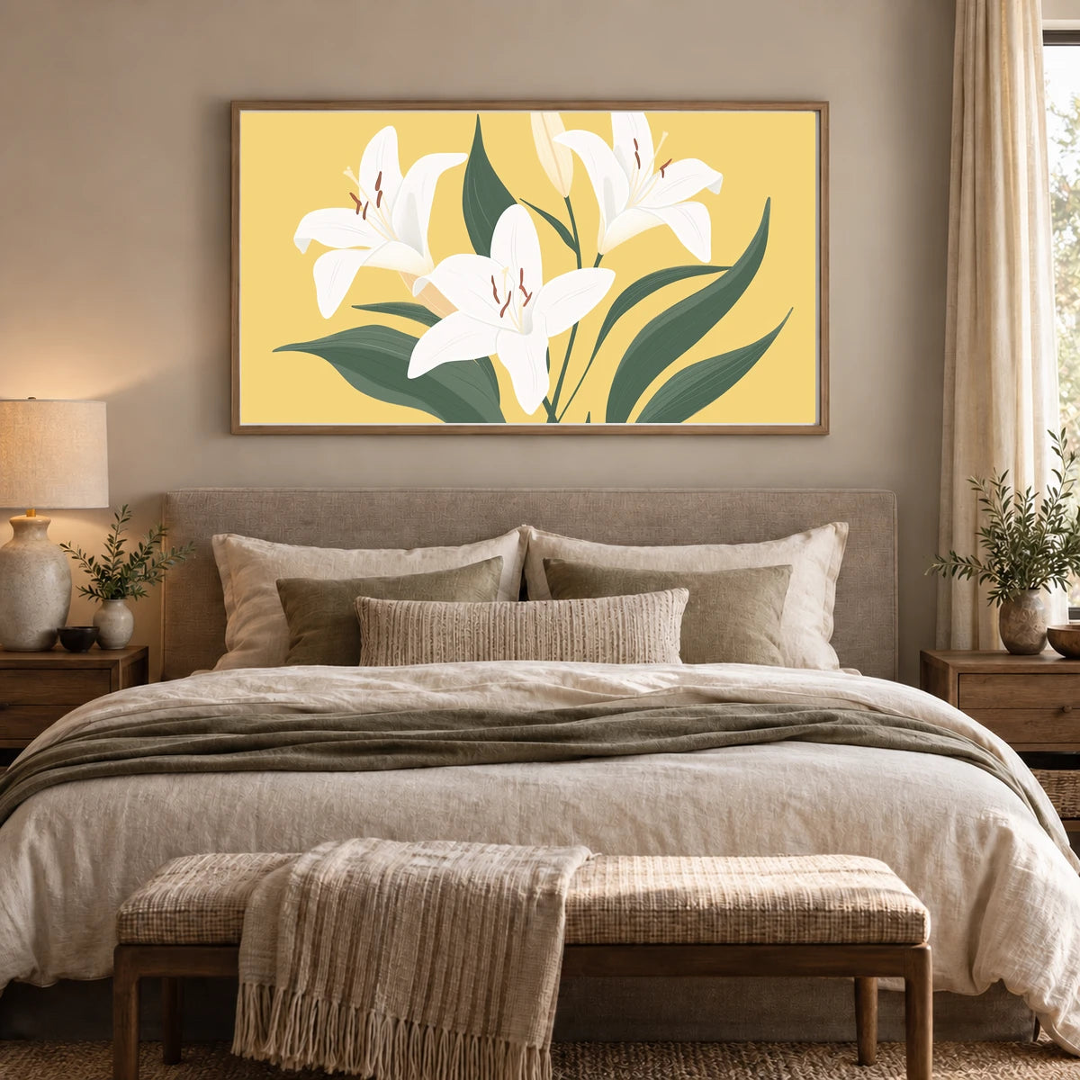 Flower Print CLIV — Flower & Botanical Prints shown in a styled interior