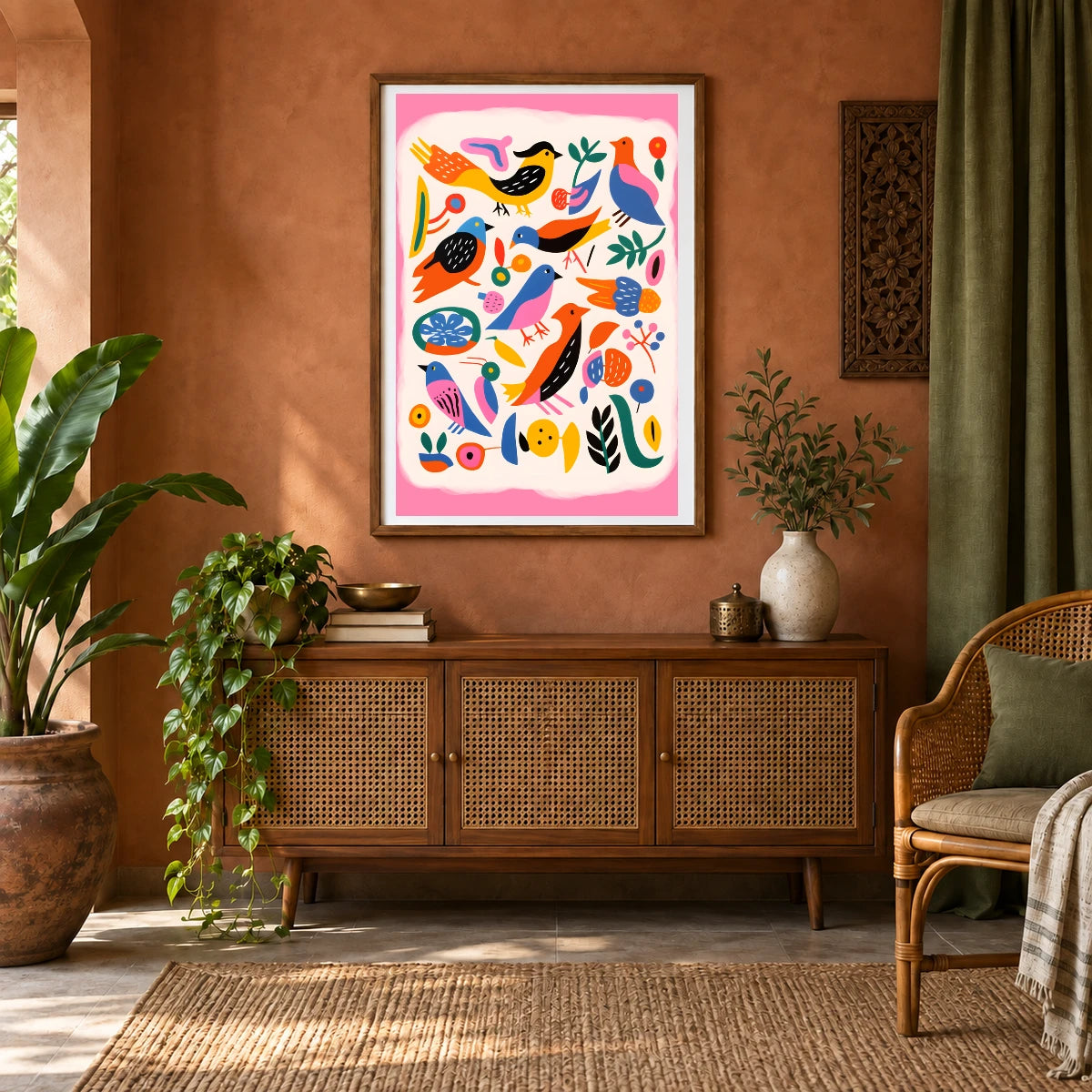 Animal Print XXXII — Animal Prints shown in a styled interior