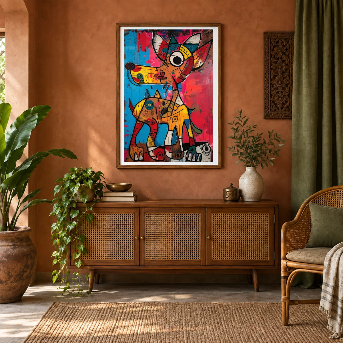 Animal Print LV — Animal Prints shown in a styled interior