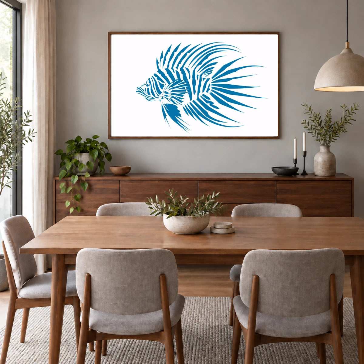 Animal Print XCIV — Animal Prints shown in a styled interior