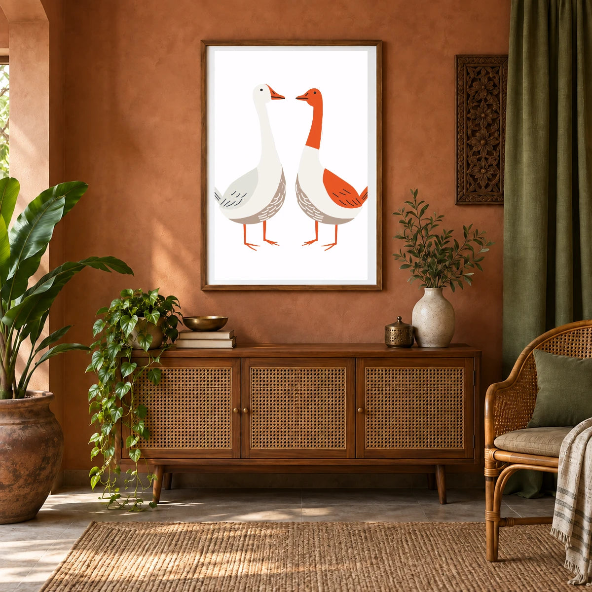 Animal Print CLIII — Animal Prints shown in a styled interior