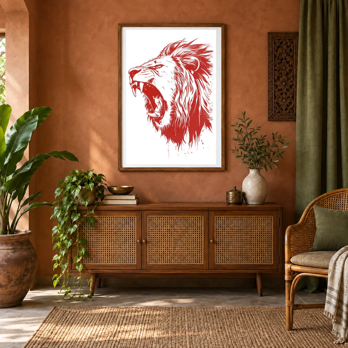 Animal Print CLXXIX — Animal Prints shown in a styled interior