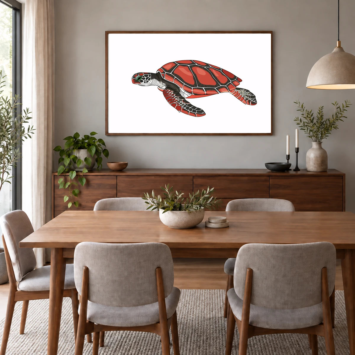 Animal Print CXCVII — Animal Prints shown in a styled interior