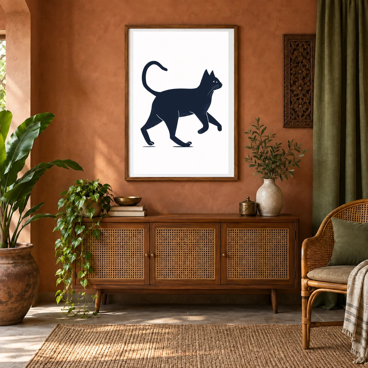Animal Print CCVIII — Animal Prints shown in a styled interior