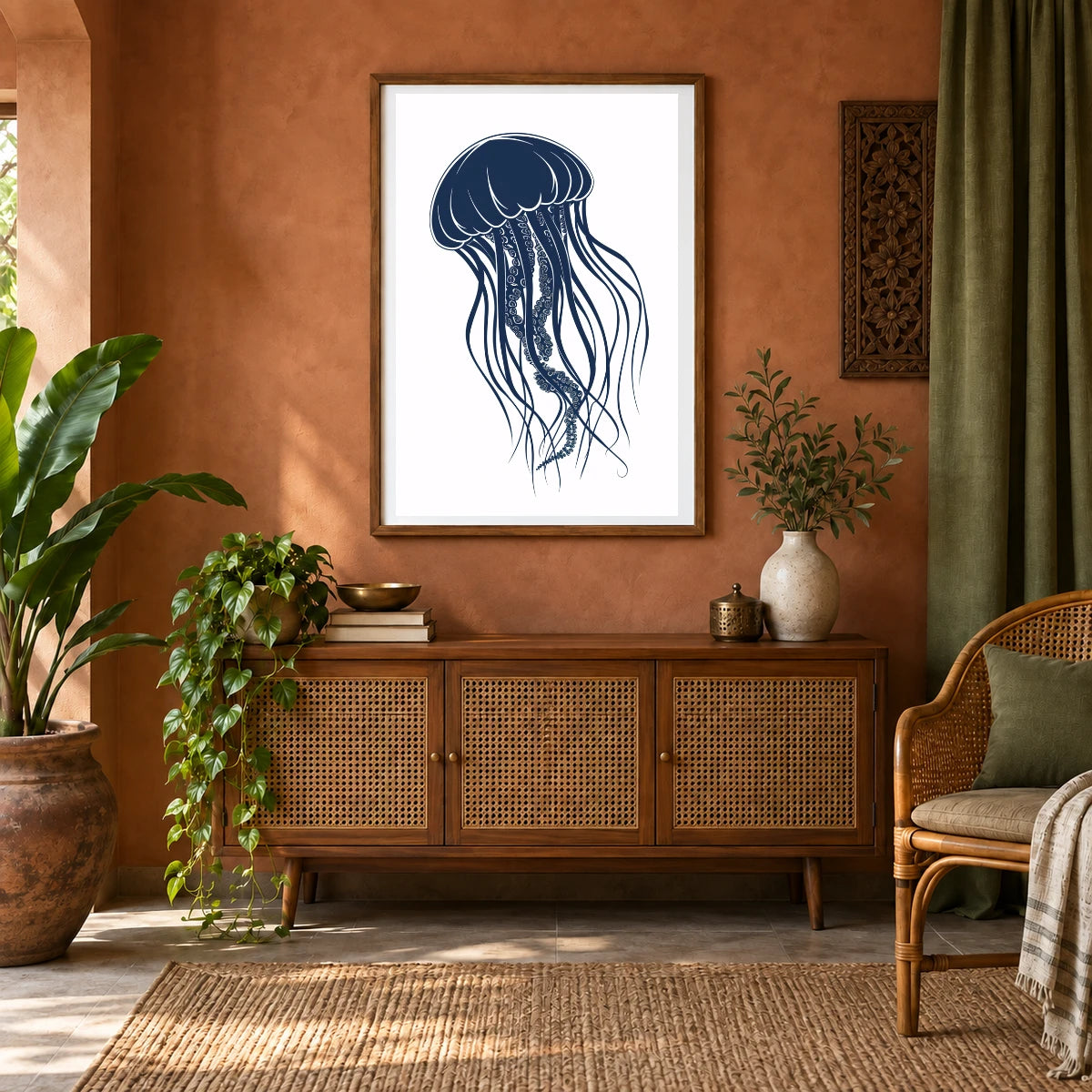 Animal Print CCXXXI — Animal Prints shown in a styled interior