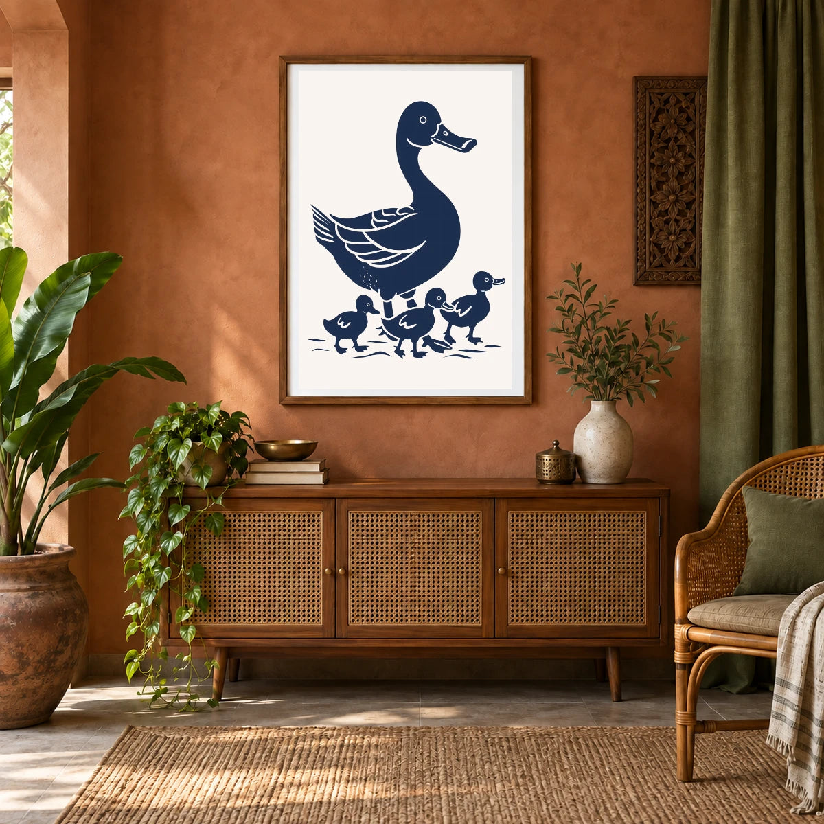 Animal Print CCXXXVIII — Animal Prints shown in a styled interior