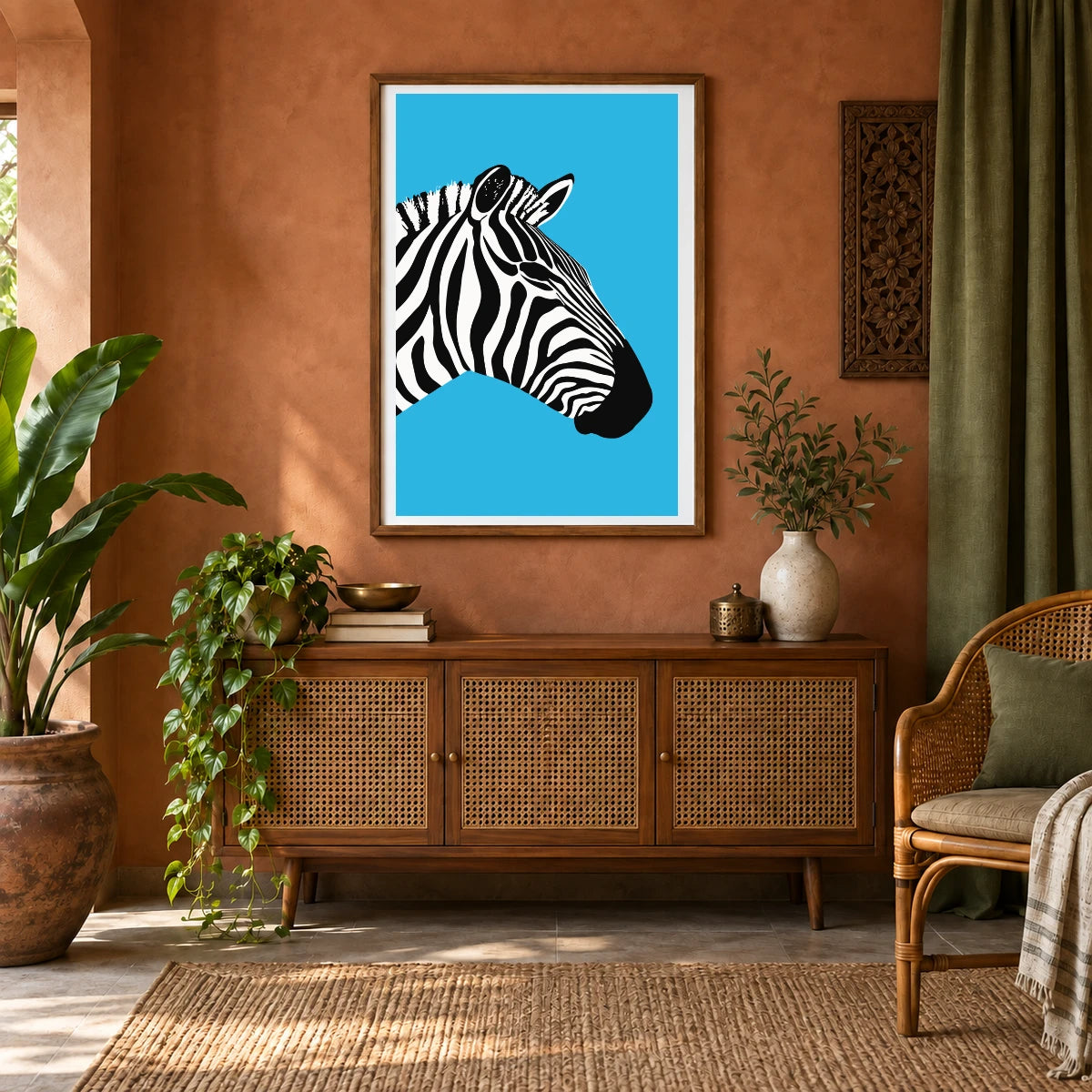 Animal Print CCLXXVII — Animal Prints shown in a styled interior