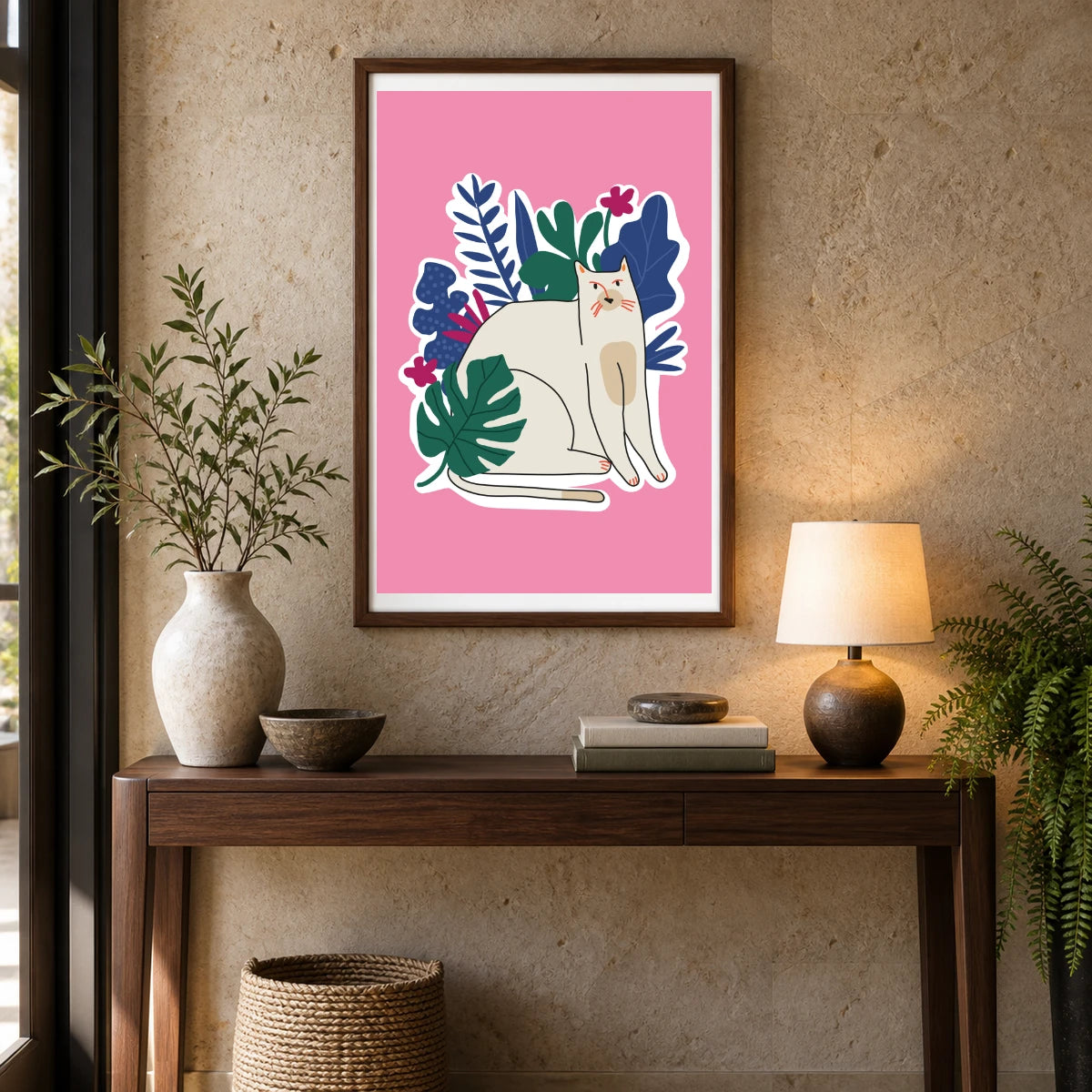 Animal Print CCLXXXI — Animal Prints shown in a styled interior