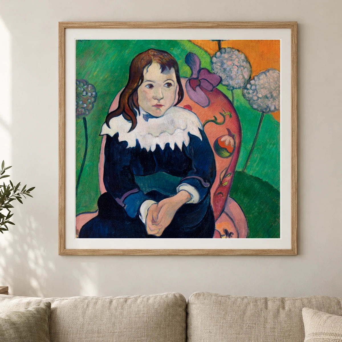 Mr. Loulou (louis Le Ray) (1890) By Paul Gauguin — Neo-Impressionism shown in a styled interior
