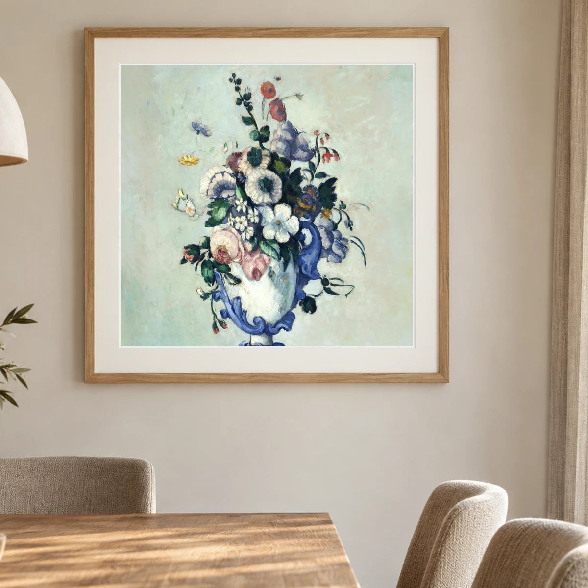 Paul Cézanne S Rococo Vase — Neo-Impressionism shown in a styled interior