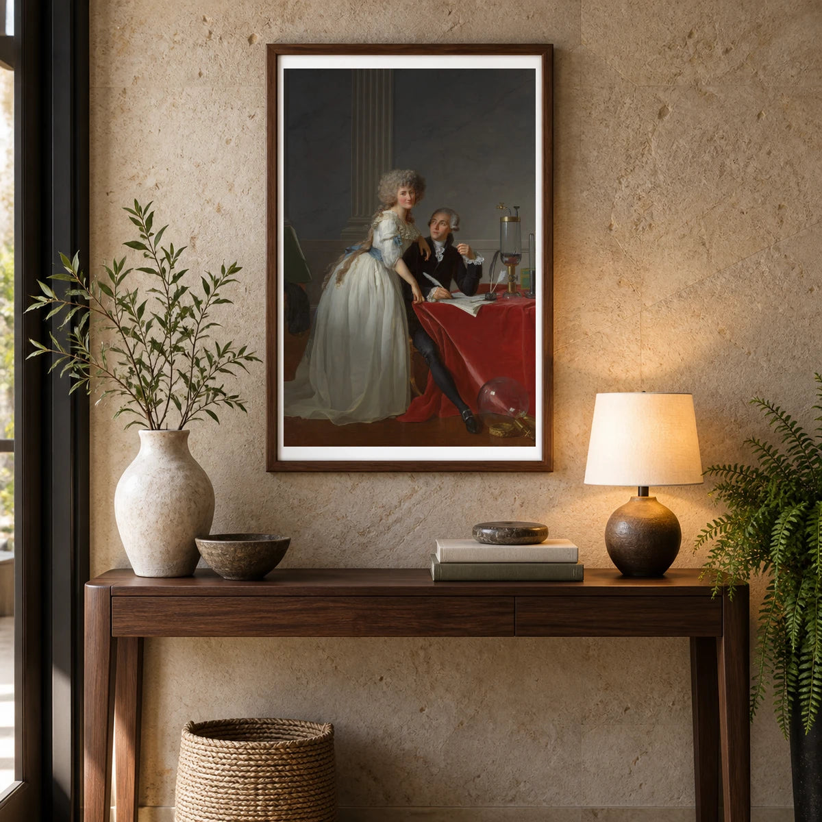 Antoine Laurent Lavoisier (1743–1794) And Marie Anne Lavoisier (marie Anne Pierrette Paulze, 1758–1836) By Jacques Louis David — Neoclassicism shown in a styled interior