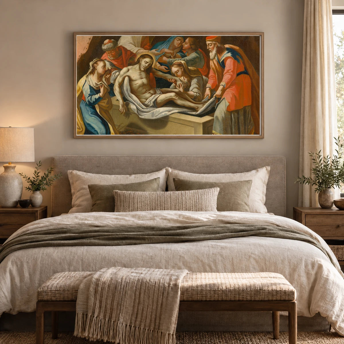 Entombment Of Christ — Neoclassicism shown in a styled interior