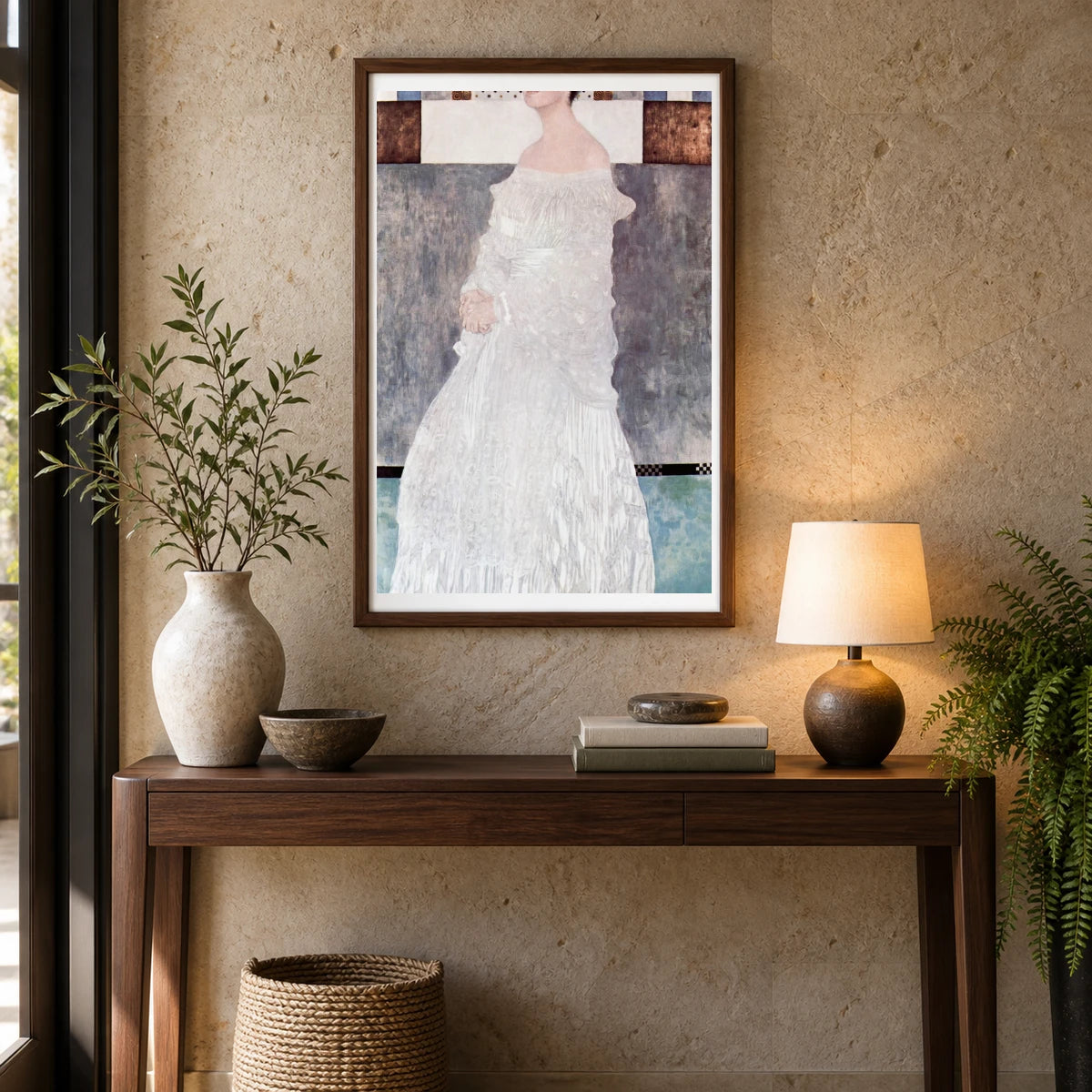 Klimt II — Gustav Klimt shown in a styled interior