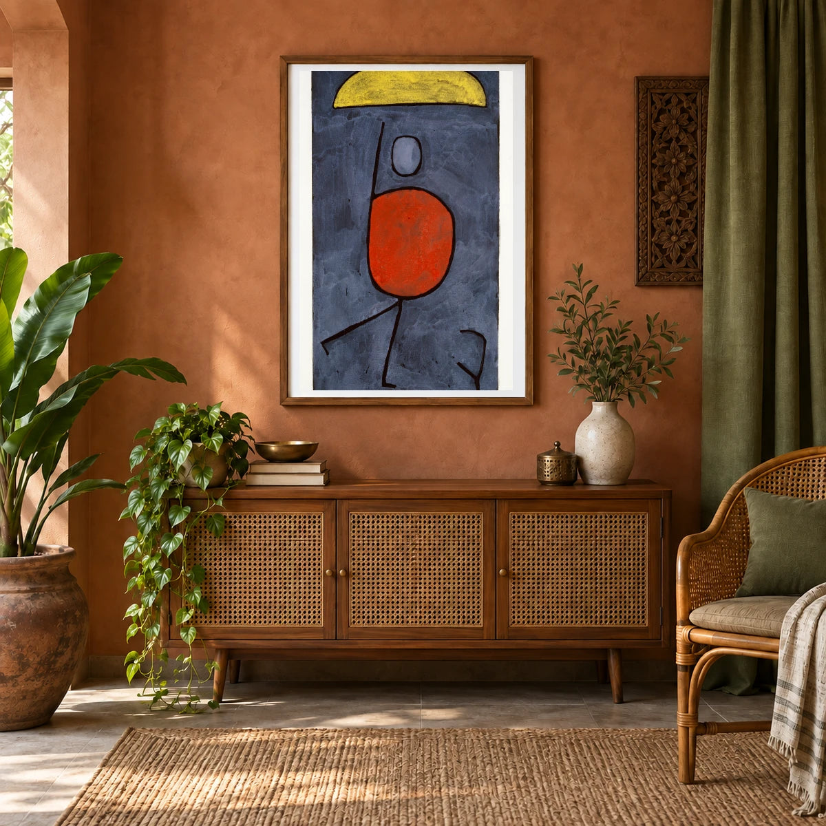 Paul Klee II — Paul Klee shown in a styled interior