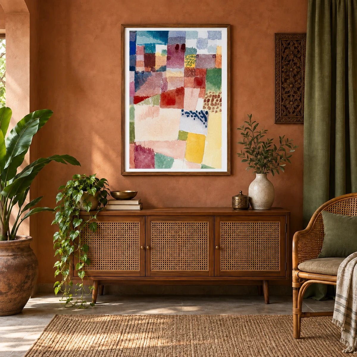 Paul Klee III — Paul Klee shown in a styled interior