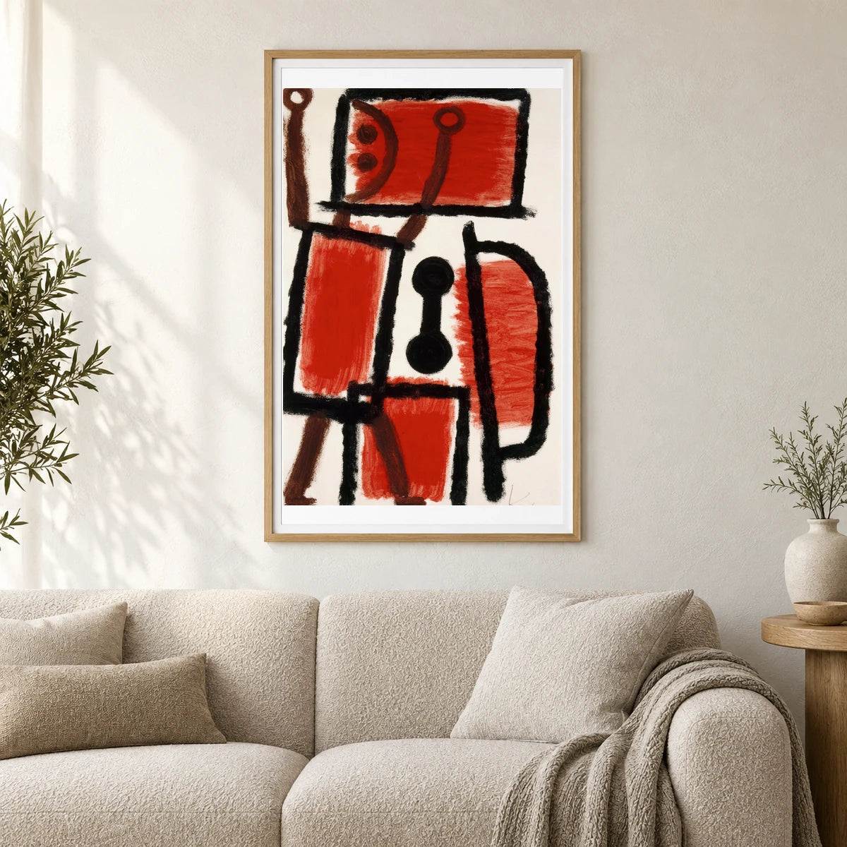 Paul Klee IX — Paul Klee shown in a styled interior
