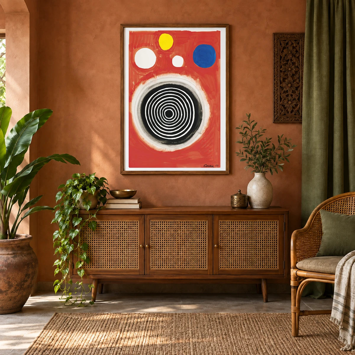 Concentric Nebula (1967) — Modern & Contemporary shown in a styled interior