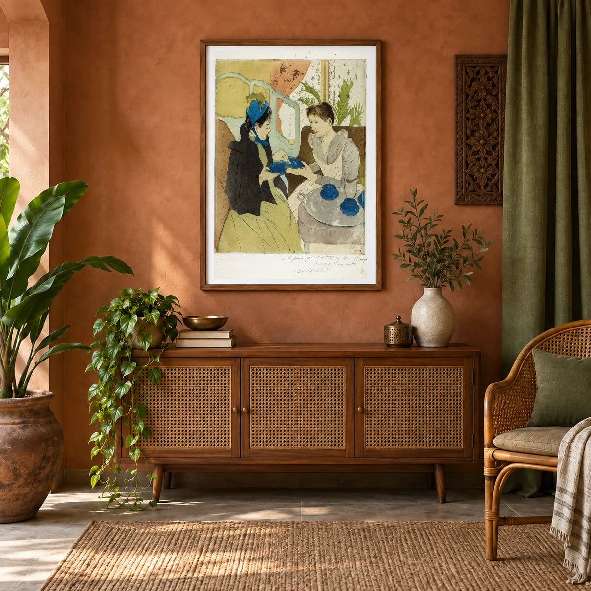 Afternoon Tea Party (1890–1891) — Modern & Contemporary shown in a styled interior