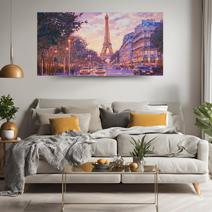 Parisian Dreams: Soft colors, Eiffel Tower, and Paris Street - Cityscapes