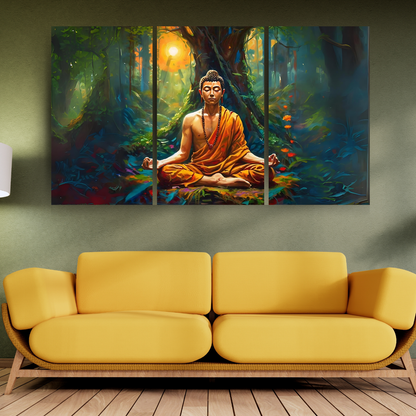 Buddha Meditation in Forest  - Good health - Vastu