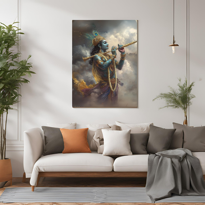 Krishna: The Infinite Ocean of Divine Love - Deity Art