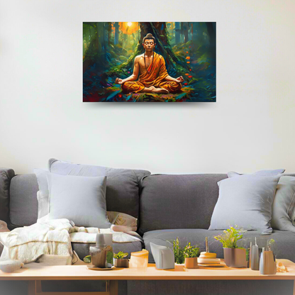 Buddha Meditation in Forest  - Good health - Vastu