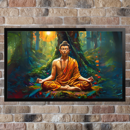 Buddha Meditation in Forest  - Good health - Vastu