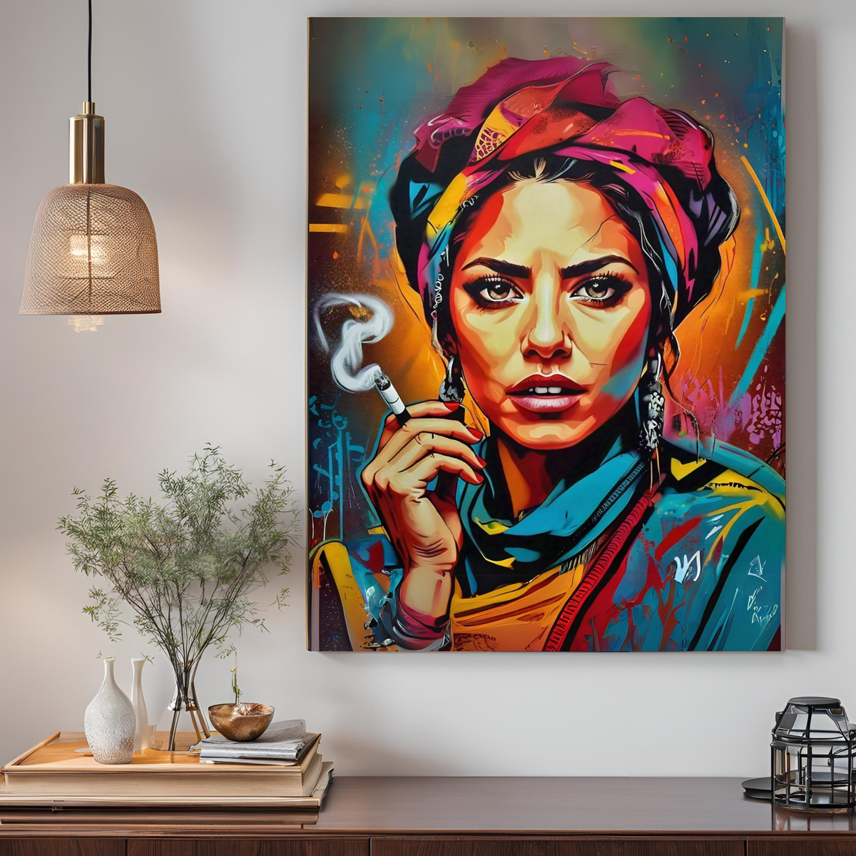 Unstoppable Woman - Abstract Female Portrait Art
