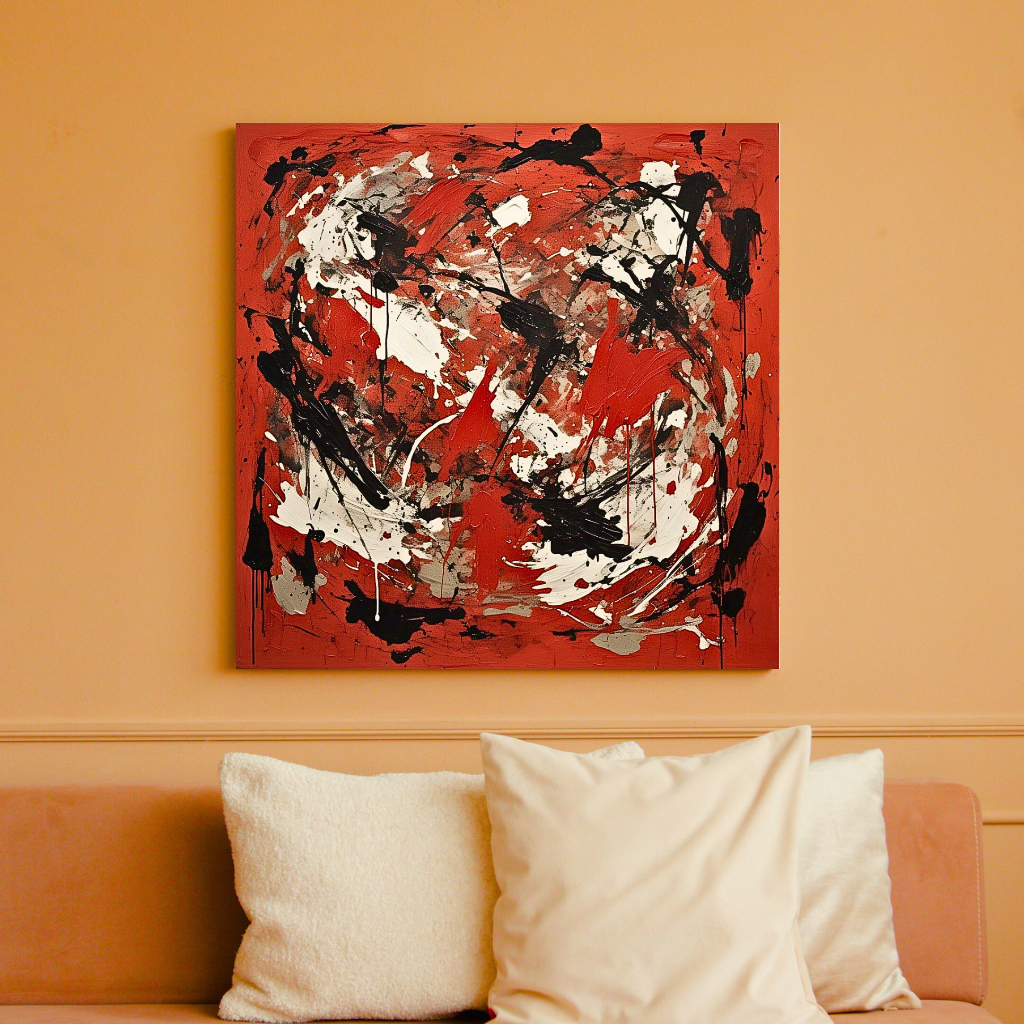 Redstone Rhapsody (Inspired by Indian Red Ground) -  Abstract Art