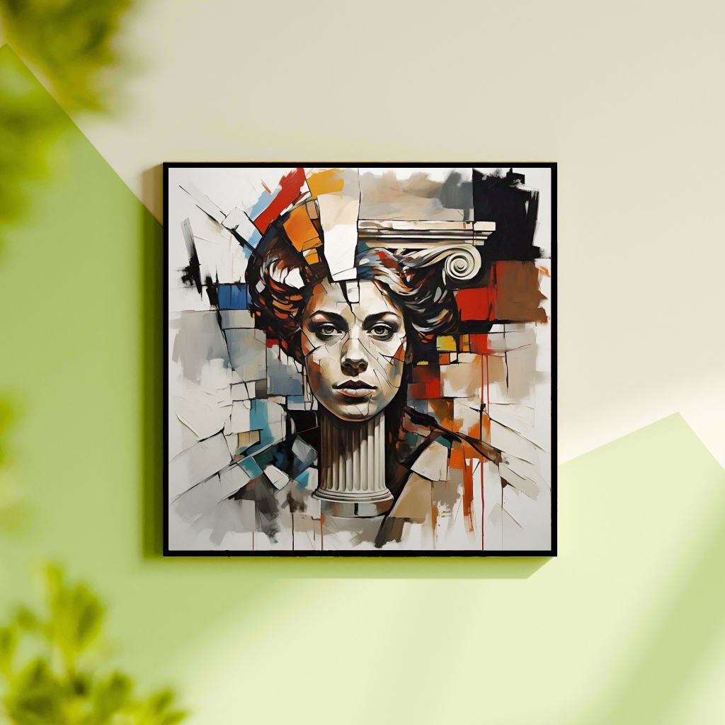 Disjointed Elegy (Insp. by The Broken Column) -  Abstract Art