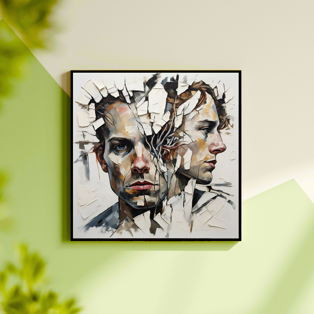 Column of Sorrow (Insp. by The Broken Column) -  Abstract Art