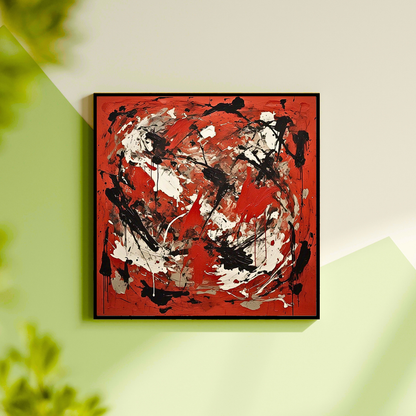 Redstone Rhapsody (Inspired by Indian Red Ground) -  Abstract Art