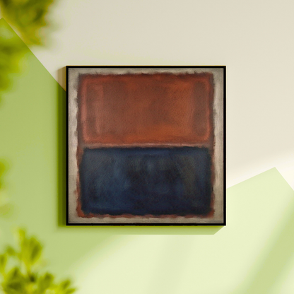 Luminous Rust (Inspired by No. 61 (Rust and Blue)) -  Abstract Art