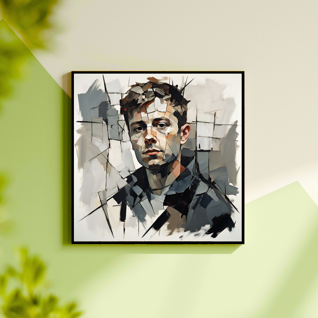 Shattered Axis (Insp. by The Broken Column) -  Abstract Art